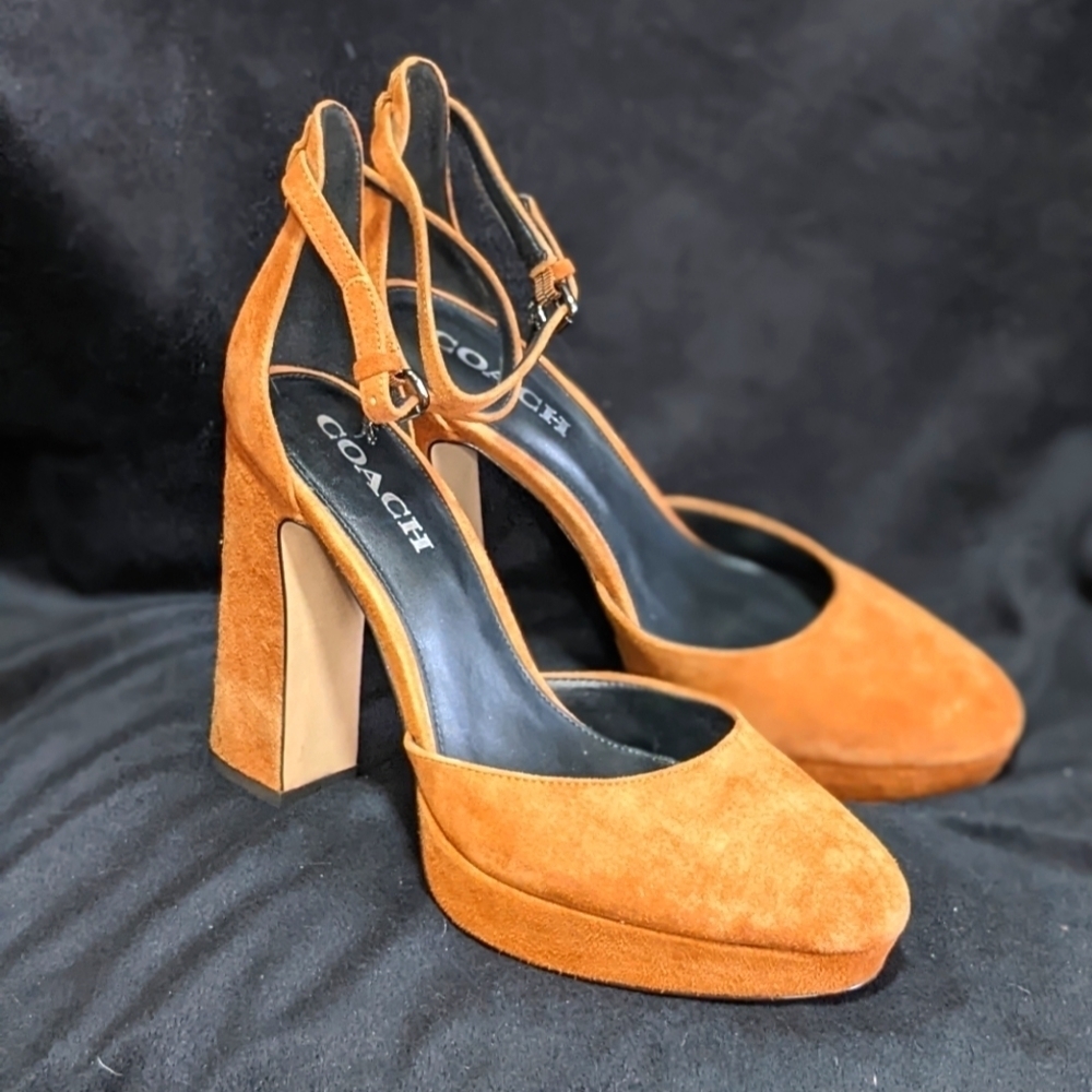 COACH CHRYSTIE LUX SUEDE Women's sz 9​​​​​​